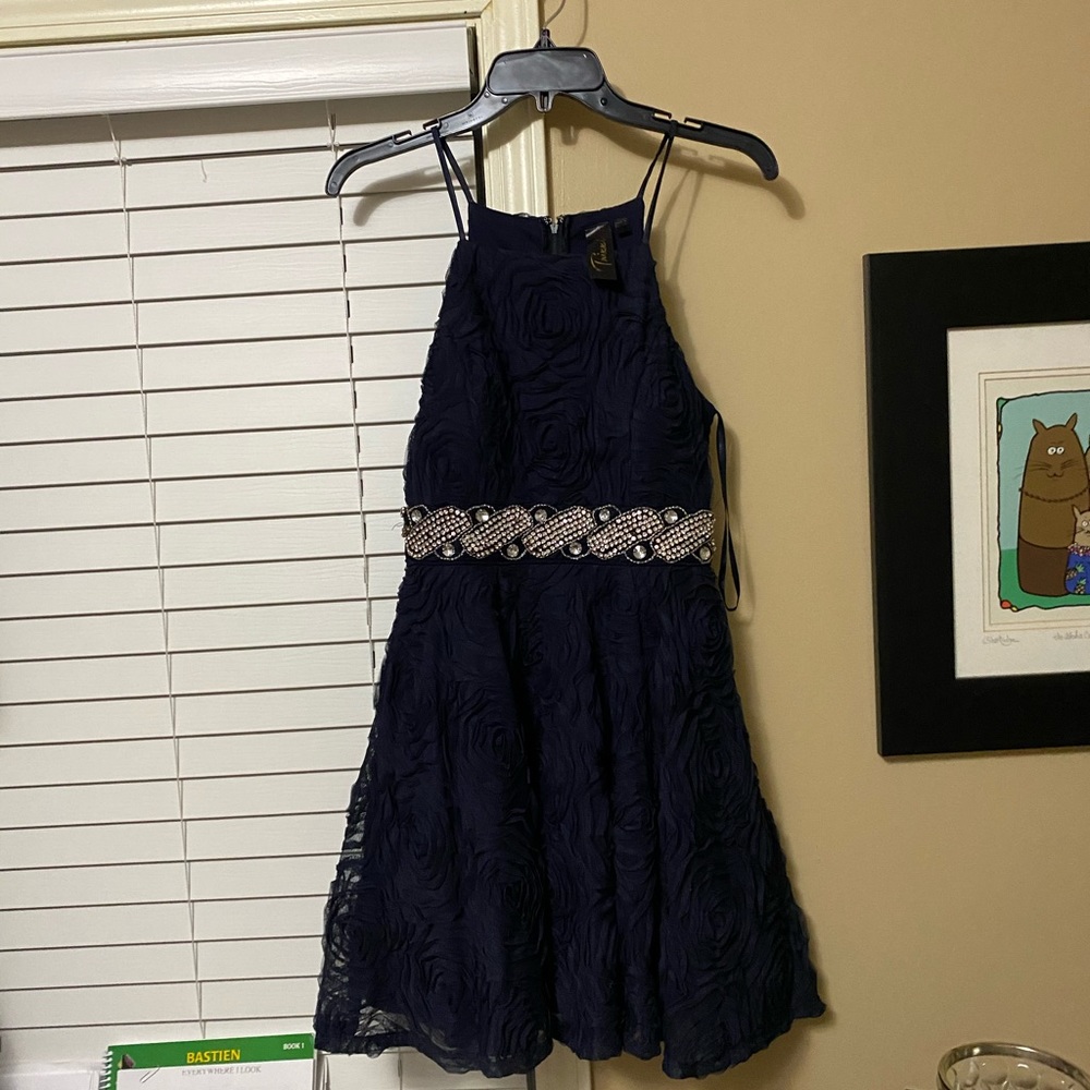 Navy Homecoming Dress